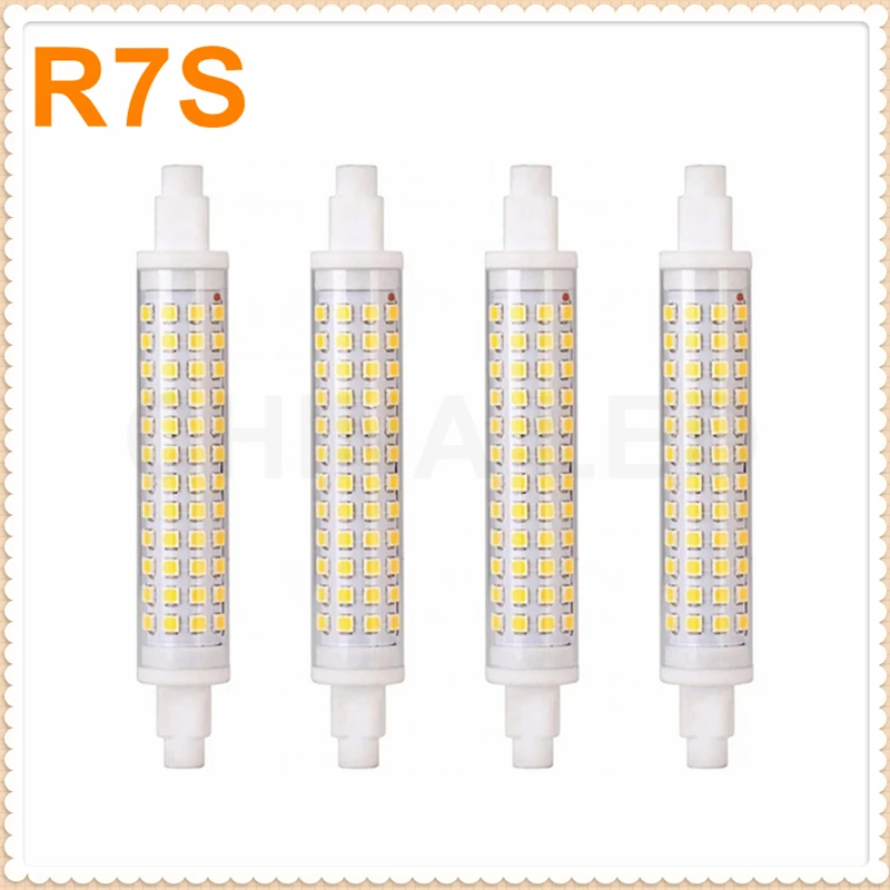 

R7S LED 78mm 118mm 135mm r7s Light Bulb 10w 15w 20w SMD2835 Lampada LED Lamp 220V corn light Energy Saving Replace Halogen Light