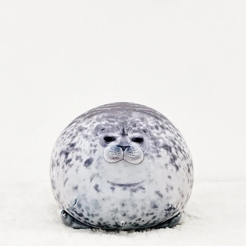 

30-100 cm Cute Sea Seal Plush Toys Soft Marine Animal Stuffed Doll Children Gift Lovely Sleeping Pillow 3D Novelty Throw Pillows