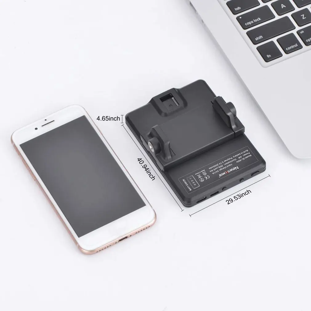 

Three-color Temperature Control Computer Fill Light Adjustable 3 Light Modes Rechargeable Clip Video Conference Light