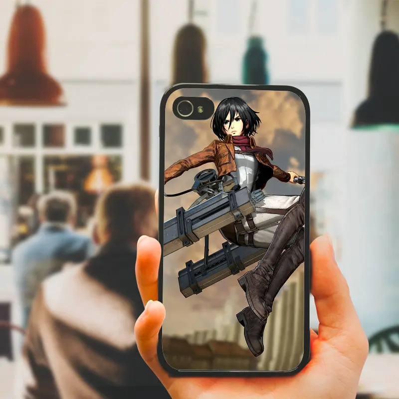 Чехол с рисунком из японского аниме атака на Титанов | Мобильные телефоны и