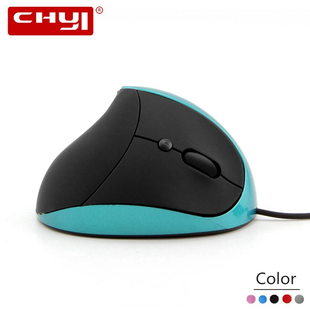 Вертикальная оптическая компьютерная игровая мышь USB Проводная 1600 DPI 6 кнопок