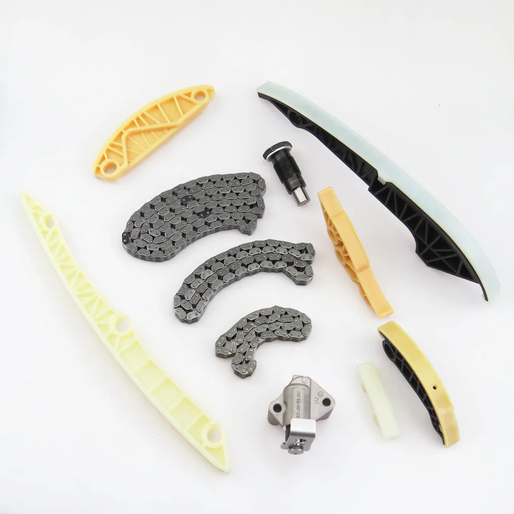 

HONGGE Qty 11 Crankshaft Timing Slider And Tensioner Combination Kit For Beetle EOS A3 TT Q5 06H 109 509 L