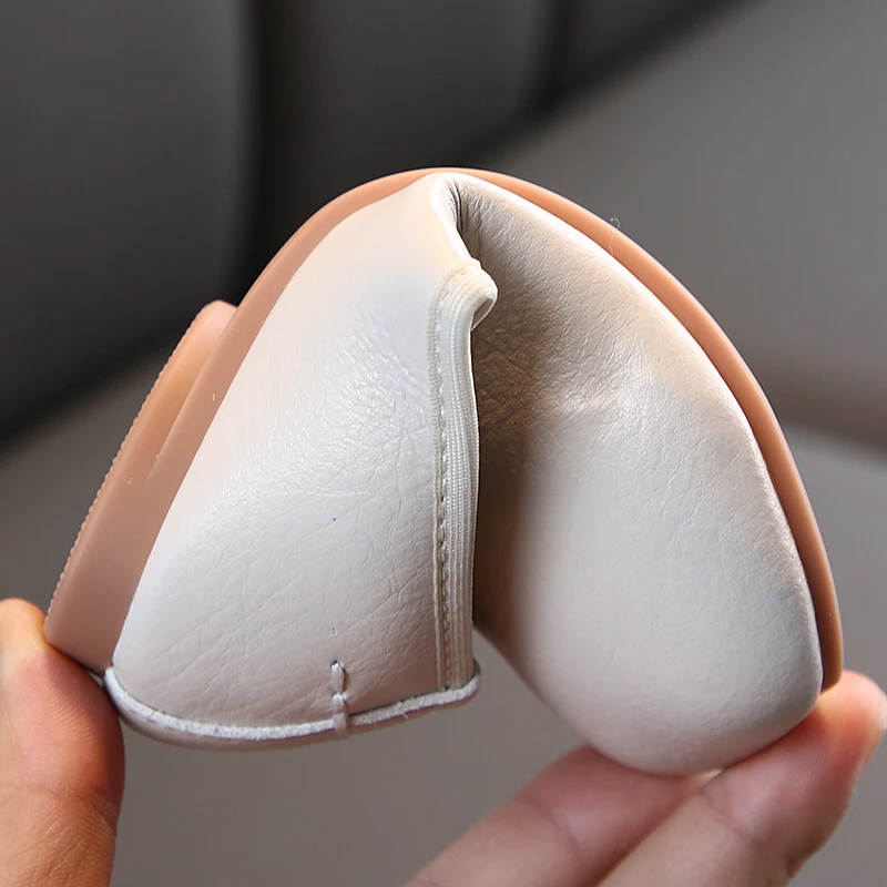 Детская кожаная обувь принцессы для девочек однотонная детская танцев на