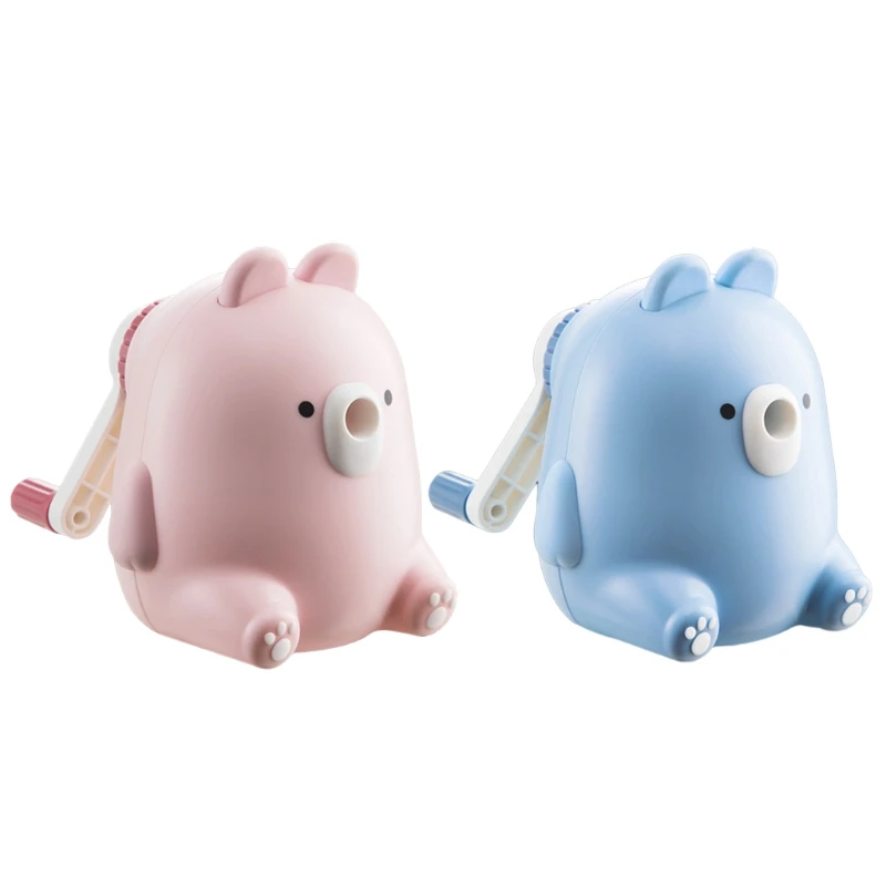 

X3UA Portable Manual Sharpener Fit for hb/2b/Charcoals/Colored Pencils Makeups Pencils Cute Animal Designs for Adults Student