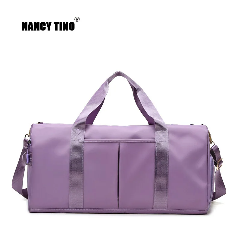 

NANCY TINO Yoga Gym Bag Outdoor Sports Luggage Waterproof Handbag for Fitness Wet and Dry Separation Women Independent Shoes Bag