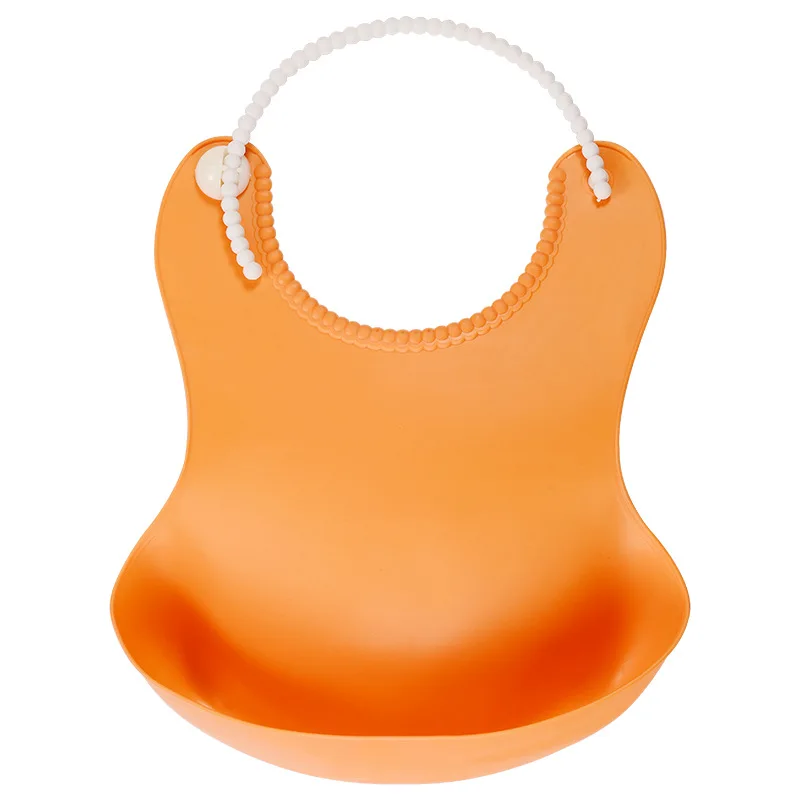Baby Infant Toddler Waterproof Silicone Bib Bibs Burp Cloths 0-6 Months Infants Feeding Lunch Roll-up Apron 2019 new PP TPE | Детская