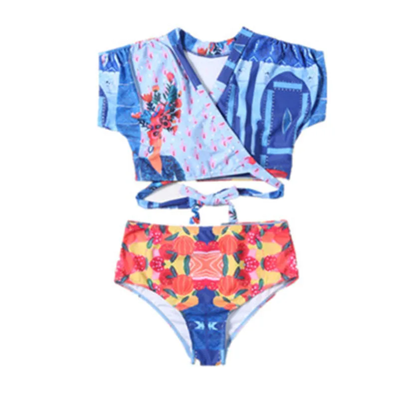 

Printed Bikini Ladies New Lace-Up Beach Suit Pool Party Fashion Swimsuit
