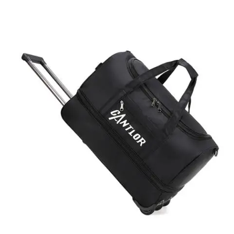 2 Wheels Rolling Luggage Bag Travel Trolley Bags With wheels Carry on hand luggage bag Expansion Capatiy Wheeled Duffle Bags
