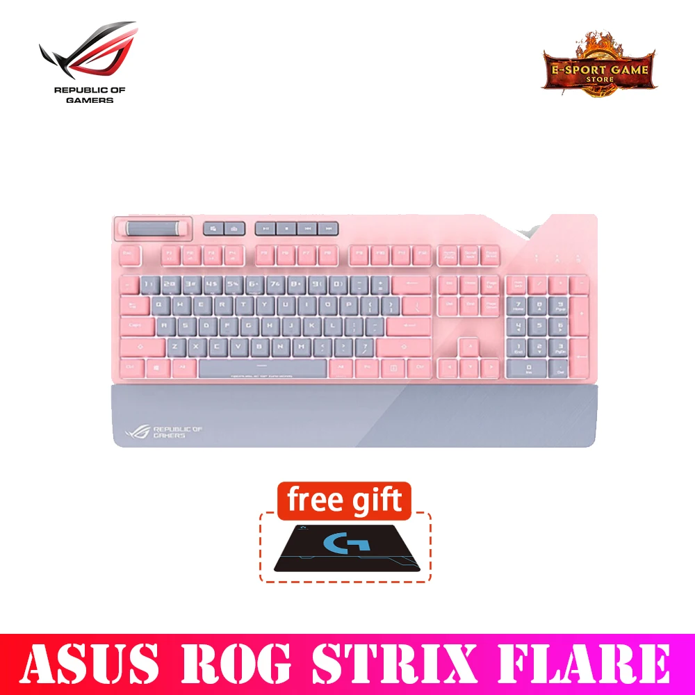 ASUS ROG Strix Flare PNK Original LTD для GamingMechanical Gaming Keyboard|Клавиатуры| |