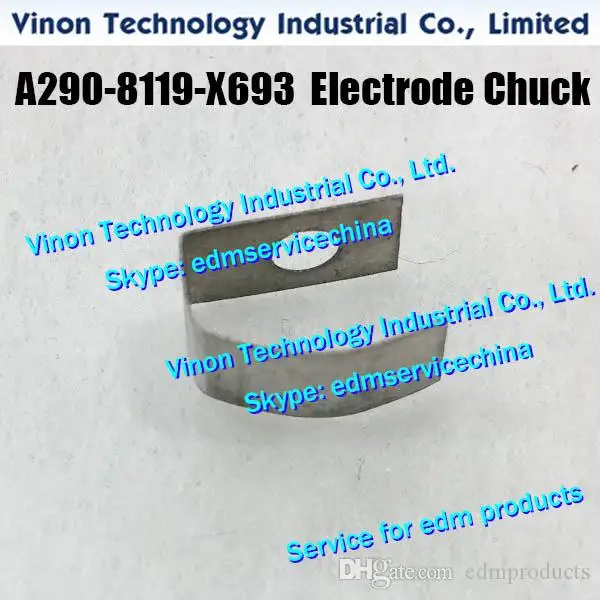 

(2 шт.) A290-8119-X693 edm электрода патрон F135 для Fanuc iD,iE,CiA машины серии Fanuc A2908119X693, A290.8119.X693 патрон