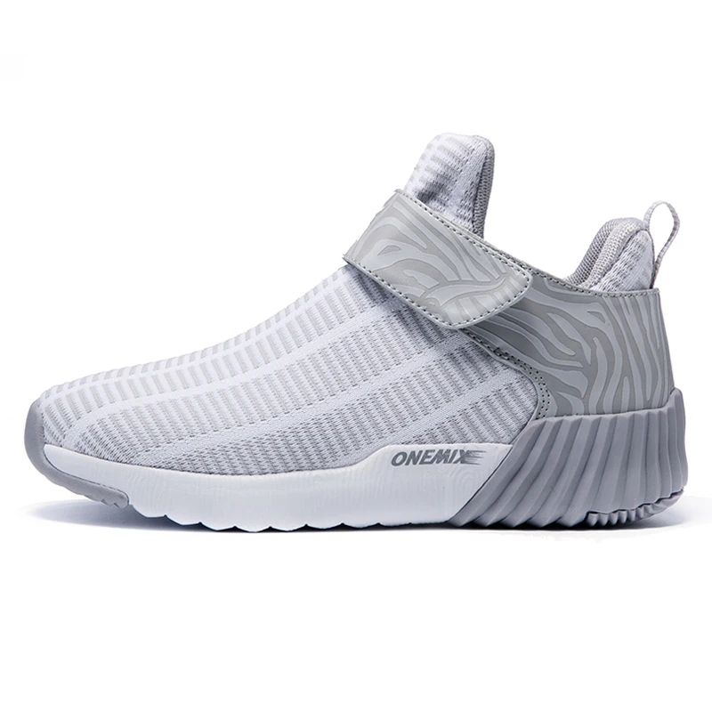 ONEMIX new year clear stock High Top Damping women Sneakers for Outdoor Casual Stripe Slip-On Platform Fitness Trainers Shoes