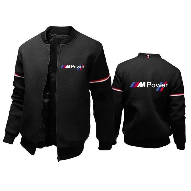 

New Lightweight Jacket for bmw power logo Zipper Sportswear Jacket Coat Man Pilot Jacket Casual Windbreaker Motorcycle coats hu
