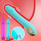 Фаллоимитатор, 10 скоростей, USB-зарядка, вибратор для женщин, Силиконовый водонепроницаемый массажер для женщин, вагины, клитора, интимные игрушки для женщин