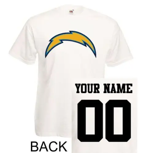 LA Los Angeles Chargers футболка Джерси на заказ имя номер для детей мужчин футбол удобная