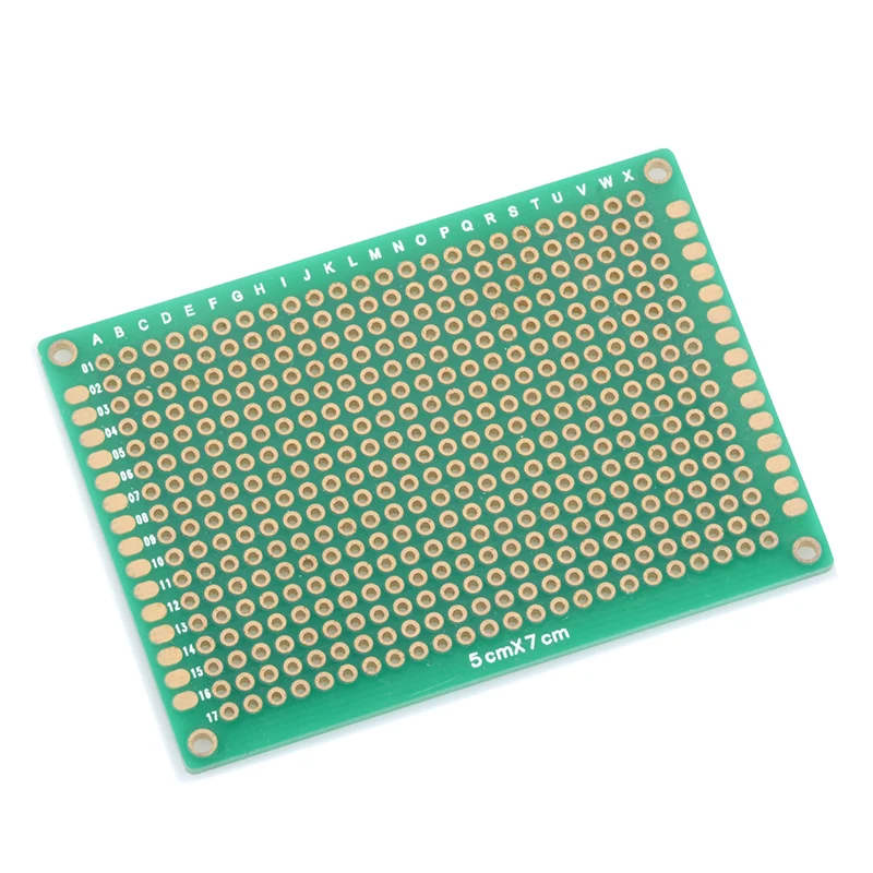 

5 шт. 5x7 см 5*7 двухсторонний прототип печатной платы «сделай сам» универсальная печатная плата