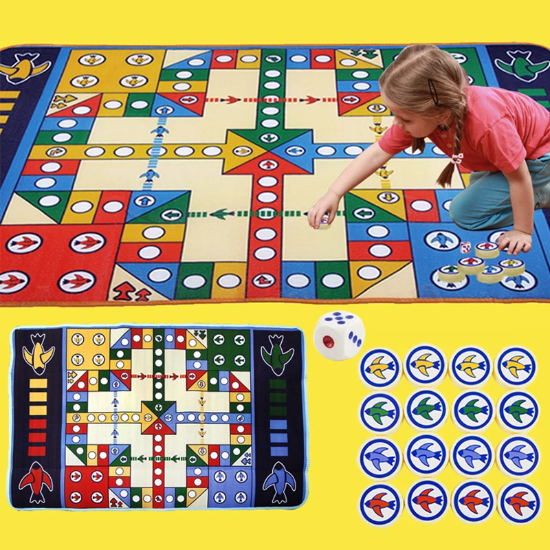 Детский игровой коврик складной водонепроницаемый для ползания 116 см * 176