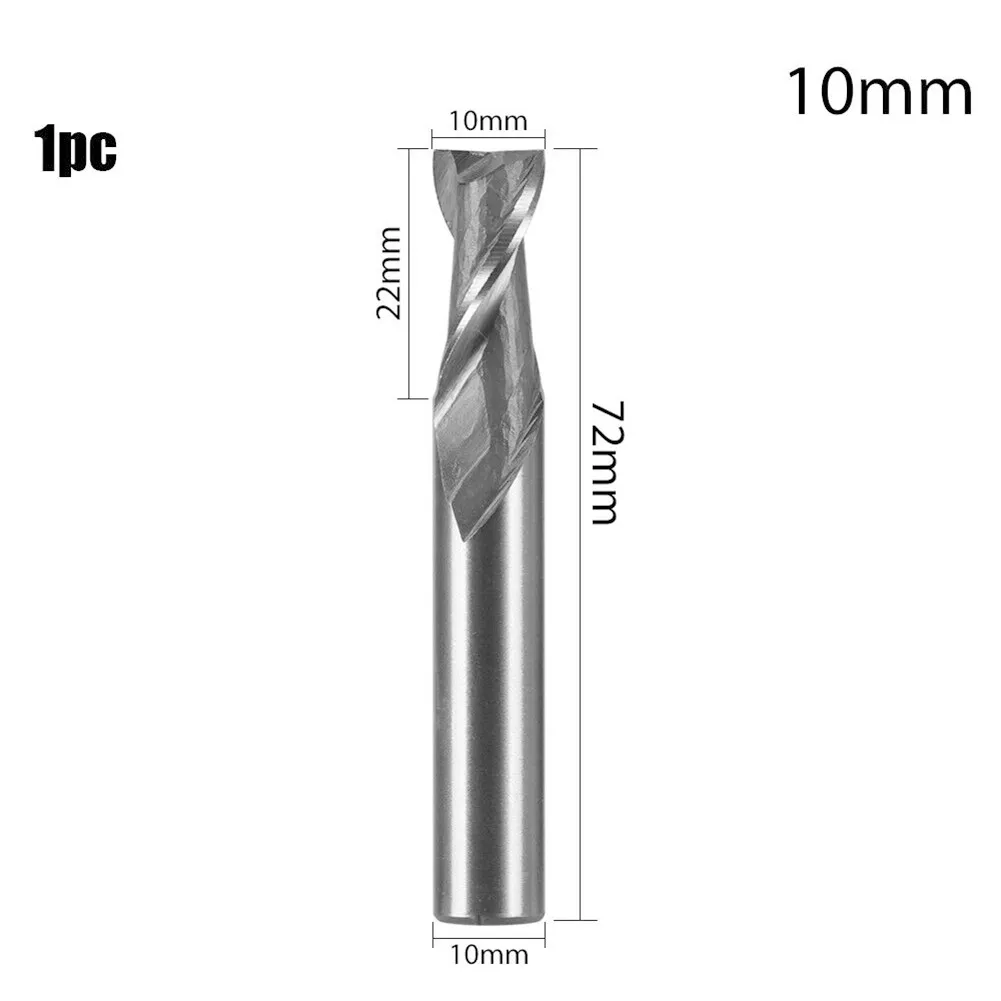 1/5pcs HSS 2Flute 1-12mm Tip Cutter Depth Straight Shank End Mill CNC High Speed Steel Lengthened | Инструменты