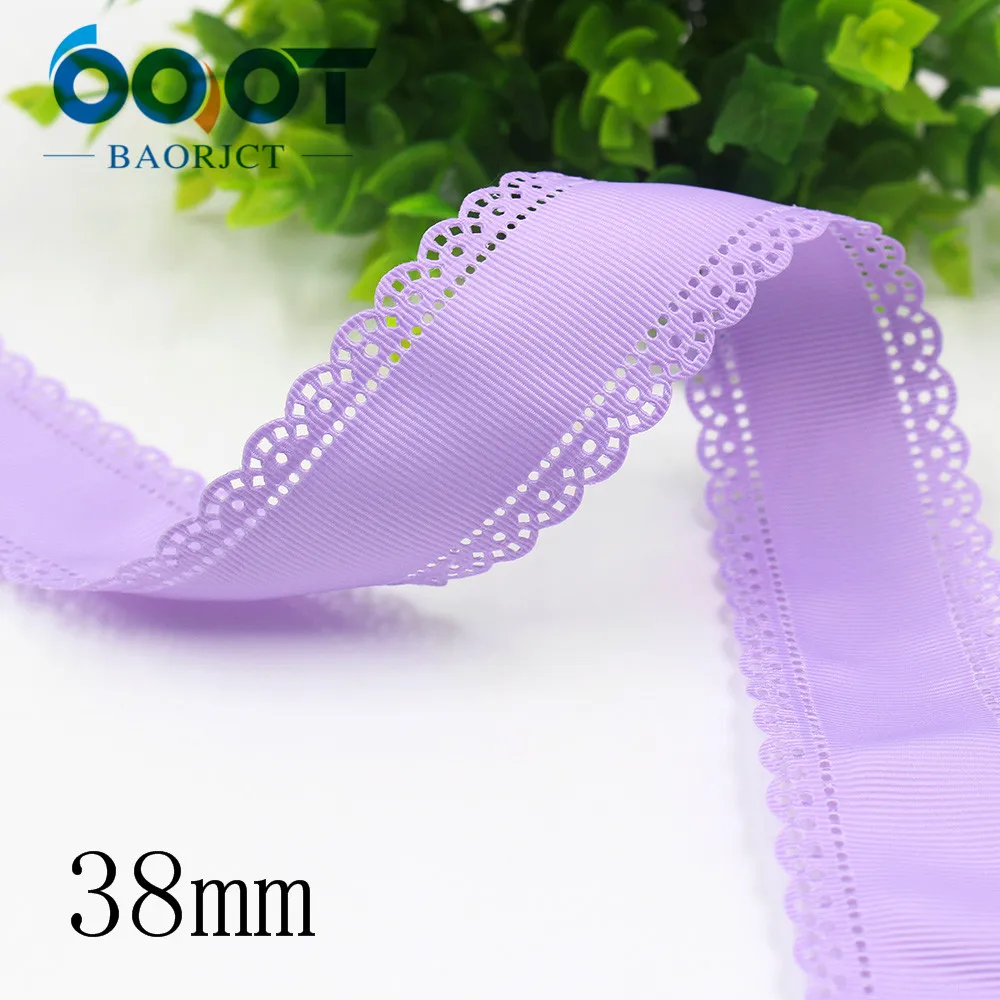 I-19407-885 OOOT BAORJCT I-19407-882, 10 ярдов, горячая Распродажа 38 мм полые цветы сплошная корсажная лента ленты, DIY ручной работы материал, аксессуары для одежды - Цвет: I-19407-885