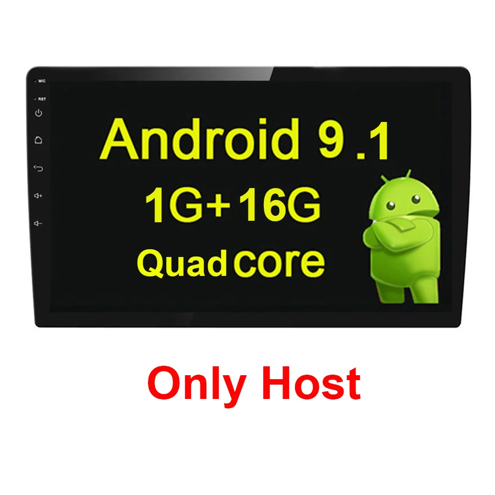 1 16G Android 9,1 2+ 32G Универсальный Автомобильный Радио gps навигация Bluetooth 10,1 ''сенсорный экран аудио стерео автомобильный мультимедийный MP5 без DVD плеера - Цвет: 1 16G
