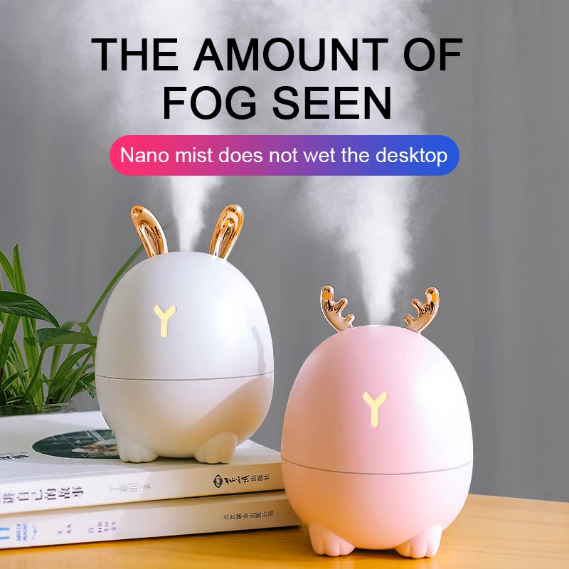 

ELOOLE 320ML Air Humidifier Aroma Essential Oil Diffuser Fogger Mist Maker For Home Car Office Aromatherapy Diffuser