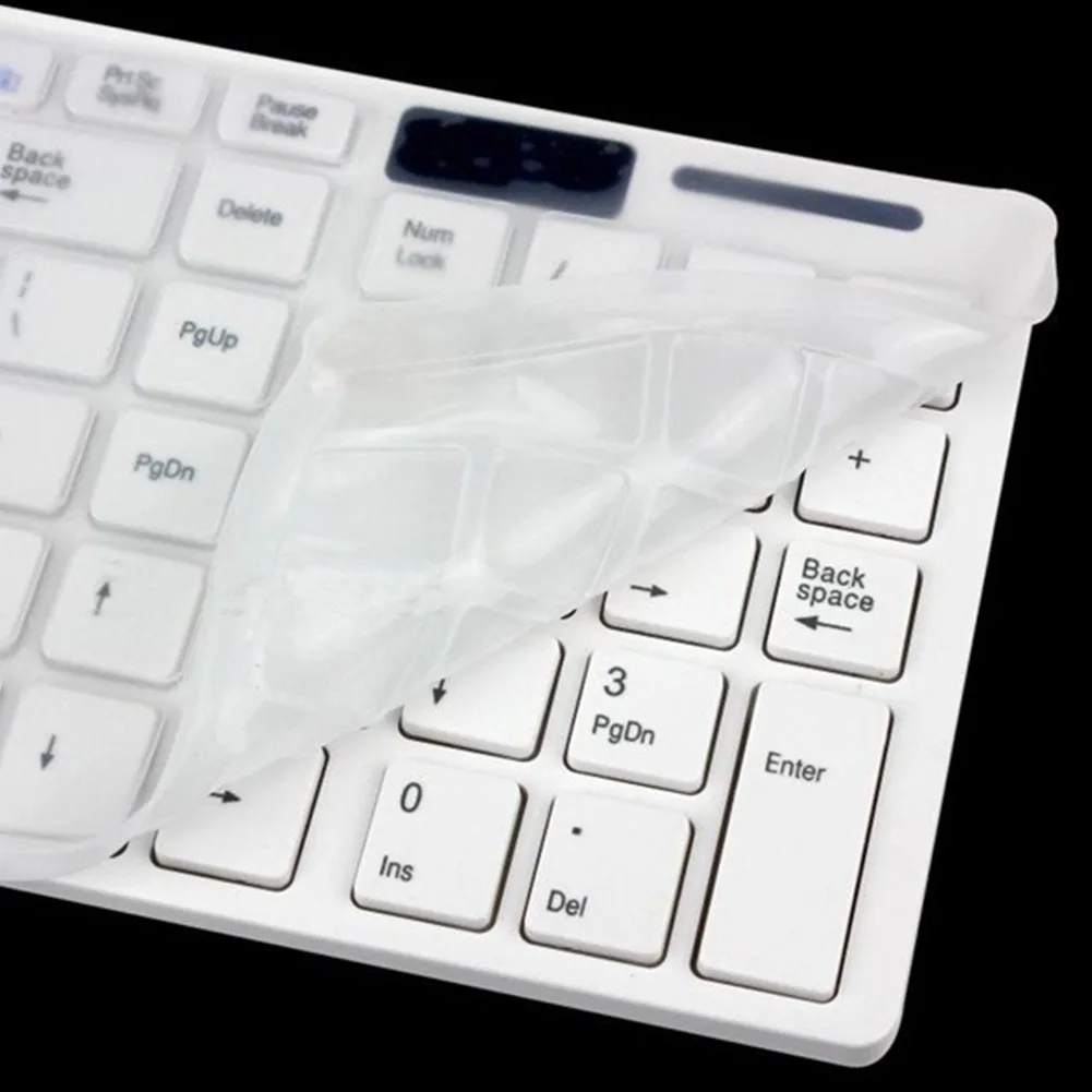 

2.4G Ultra Thin Optical Wireless Keyboard and MouseB Receiver Kit Cover