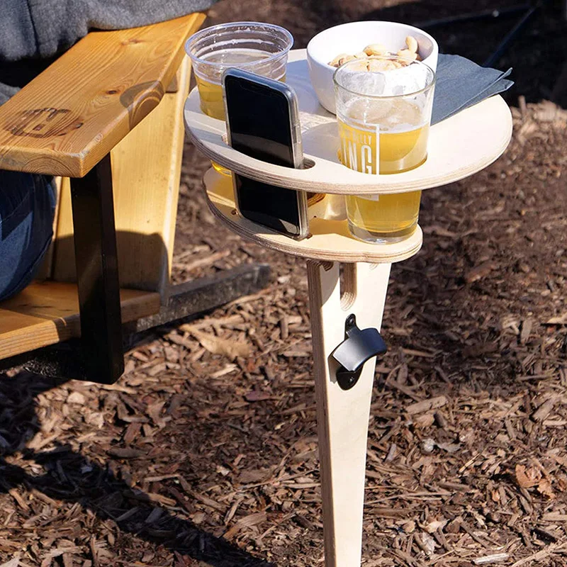

Outdoor Wine Table Outdoor Portable Folding Wine Table for Outdoors Garden Travel Beach JS22