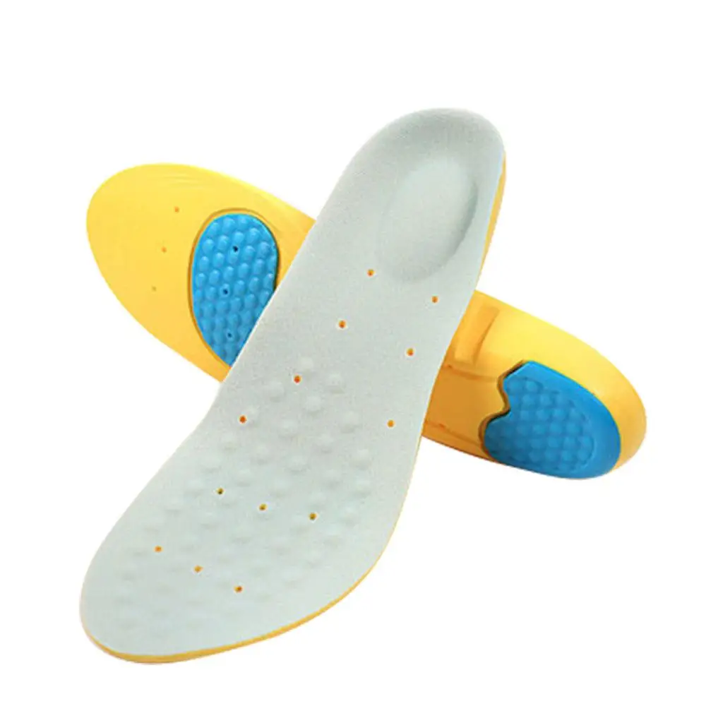 

Comfortable 2pcs Shock Absorption Shoes Insoles Orthotic Insole Insole Shoe Inserts Silica Gel Silica Gel Insole Soft Sports