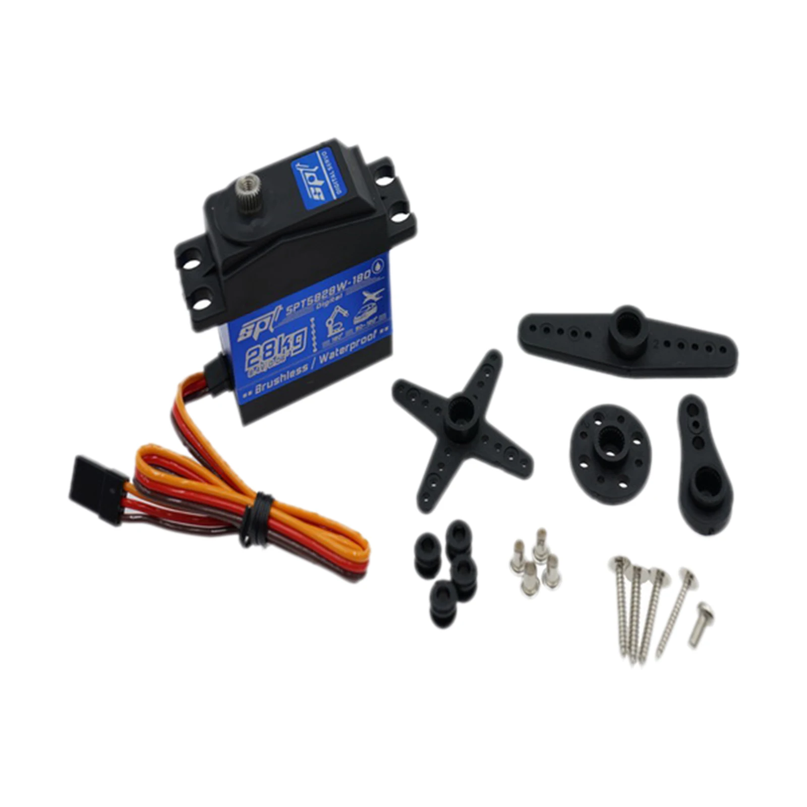 

SPT5828W-180 28KG High Brushless Servo for 1/8 RC Touring Car Parts