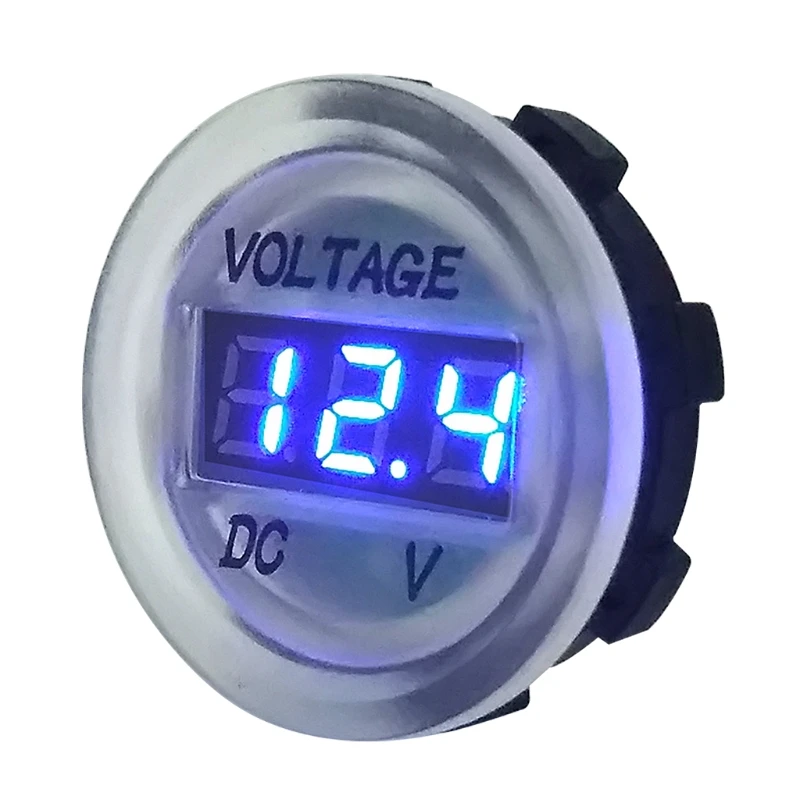 Автомобильный мотоциклетный телефон Светодиодная панель цифровой измеритель