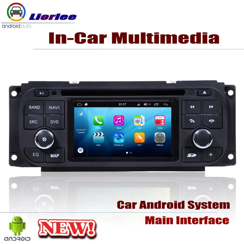 Для Chrysler LHS 1998-2001 автомобильный Android DVD GPS плеер навигационная система HD экран