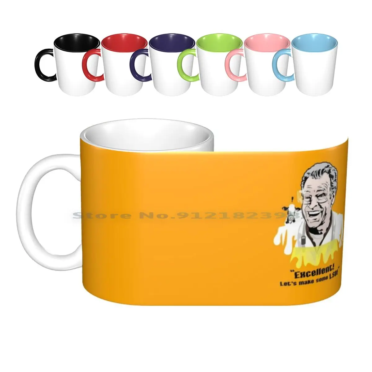 

Walter Bishop-" Excellent! Let's Make Some Lsd! " " Ceramic Mugs Coffee Cups Milk Tea Mug Fringe Fun Lsd Paranormal Sci Fi