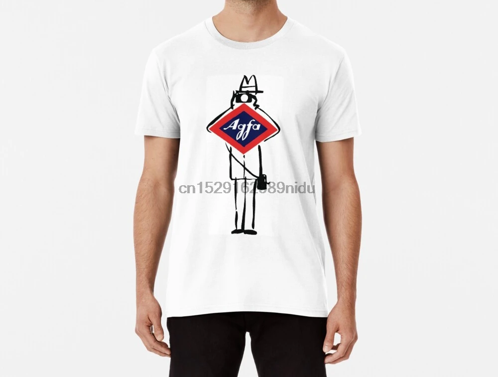 Мужская забавная футболка Agfa Vintage Film Ad tshirs женская футболка|Мужские футболки| |