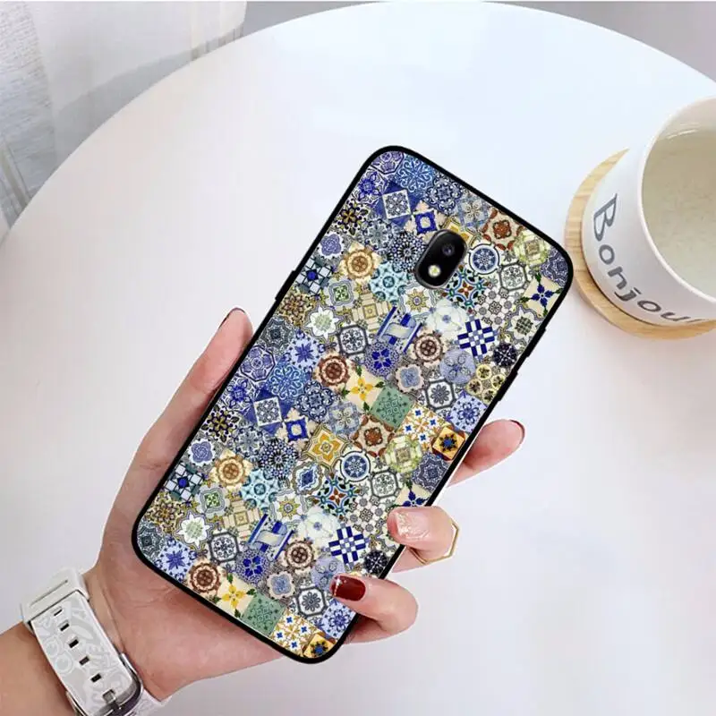 

YNDFCNB Retro pattern Phone Case For Samsung Galaxy J7 PRIME J2Pro2018 J4 Plus J5 PRIME J6 J7 Duo Neo J737 J8