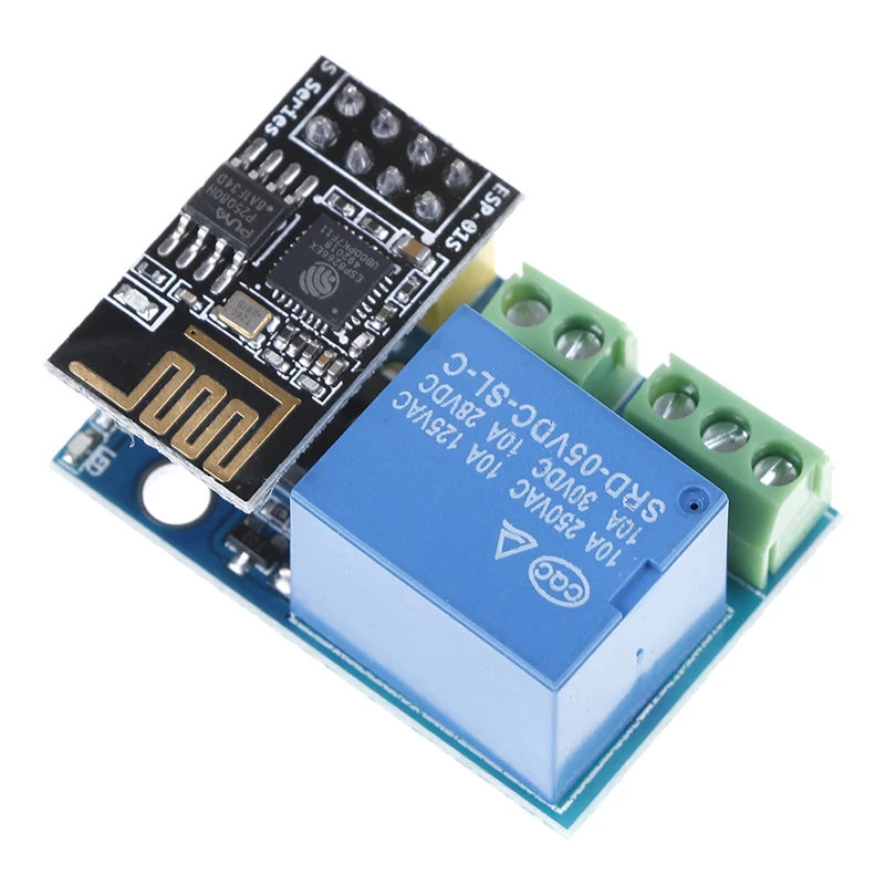 Высокое качество 5V ESP8266 ESP 01 Wifi релейный модуль беспроводное приложение пульт
