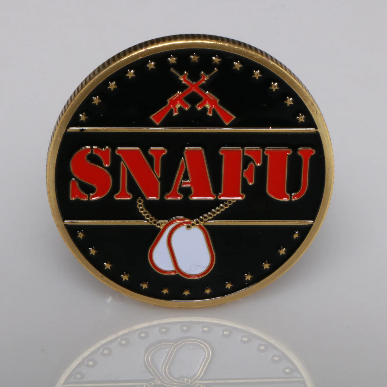 US Army Comrade Sniper FUBAR SANFU Gold Colorful Commemorative Coins Military Fan Souvenir Gifts | Дом и сад