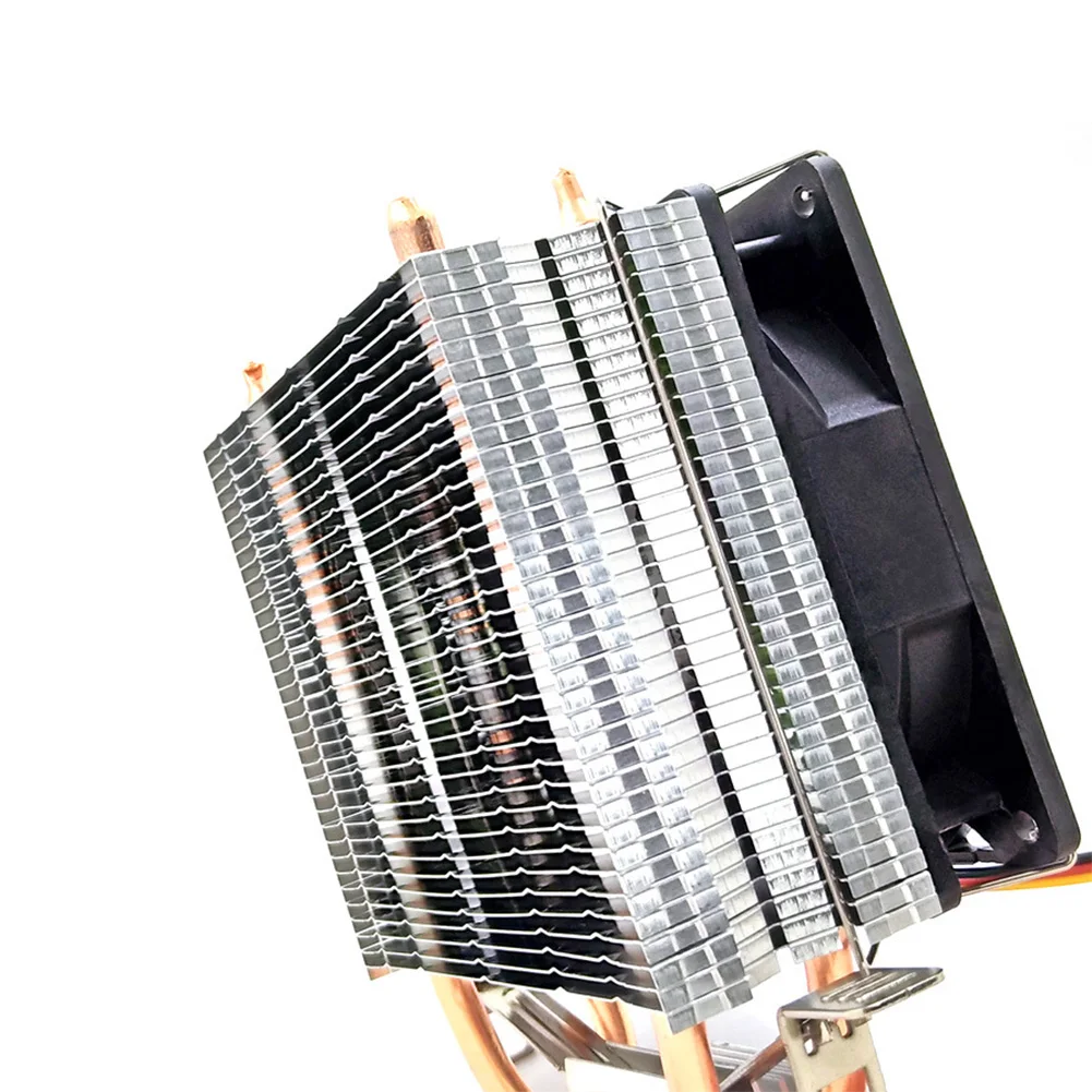 Durable 12V Copper 3 Pin Silent Cooling Radiator RGB Fan 2 Heatpipes CPU Cooler  Led Desktop Computer For LGA 1155/1151 AMD | Компьютеры