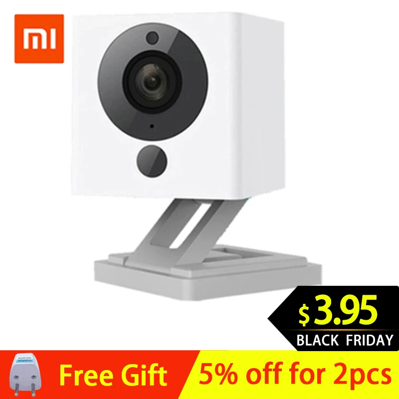 Mijia Xiaofang 110 градусов F2.0 8X1080 P цифровой зум смарт-камера IP wifi Беспроводная камера
