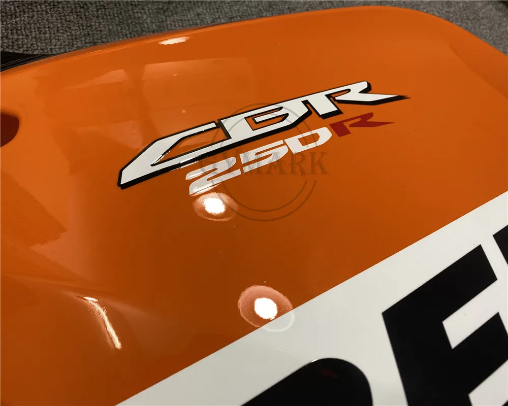 Подходит для HONDA CBR250RR CBR250 RR 11 12 13 14 комплект обтекателей репсола корпуса CBR250R 2011 2012