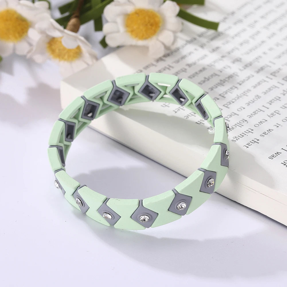 Рыбий крючок растягивающийся Любовь Эмаль Радуга цветной сплав металл Elstic