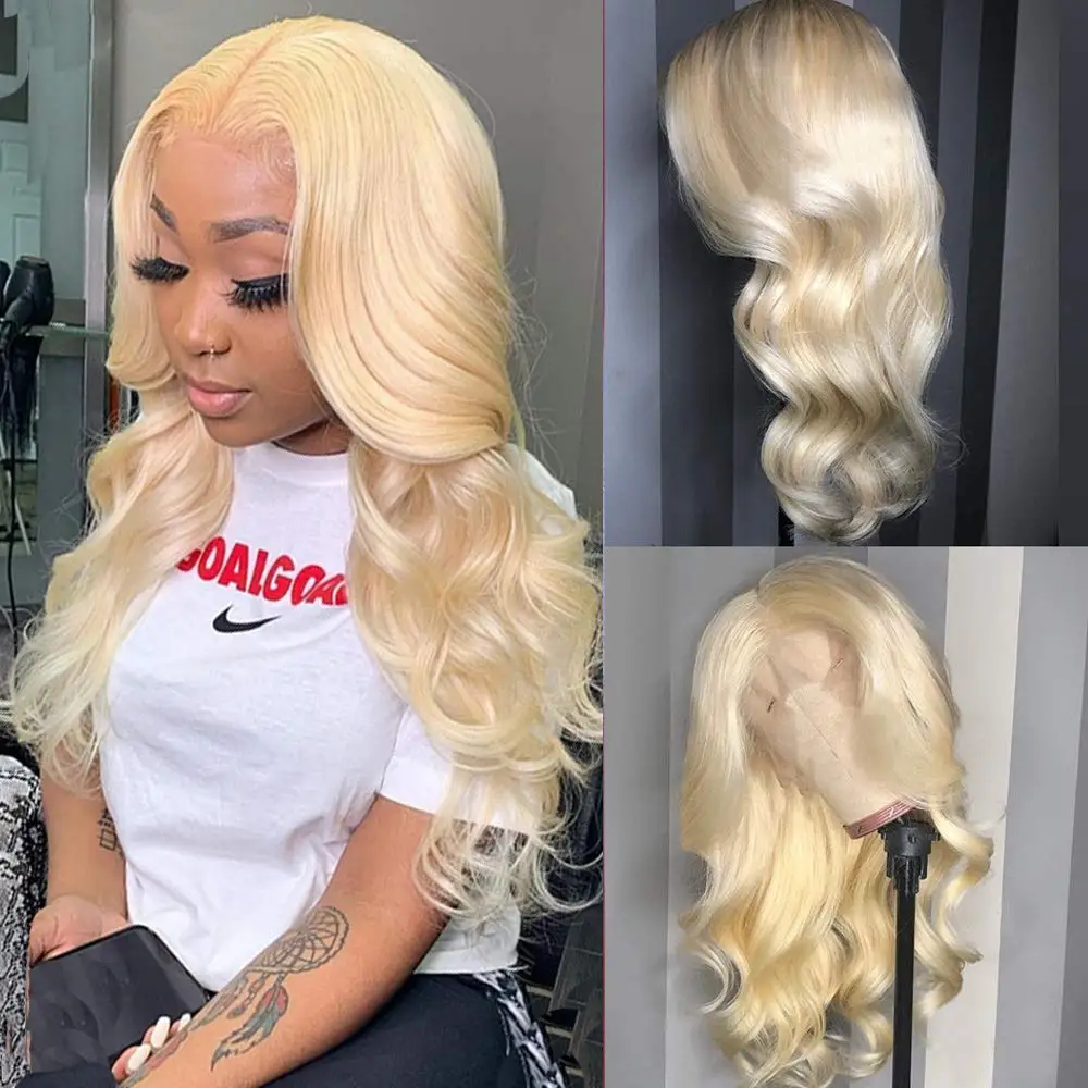 

Long 613 Lace Frontal Wig Honey Blonde Body Wave Lace Front Wig T Part Lace Wig Human Hair Brazilian Remy Hair Blonde Wig