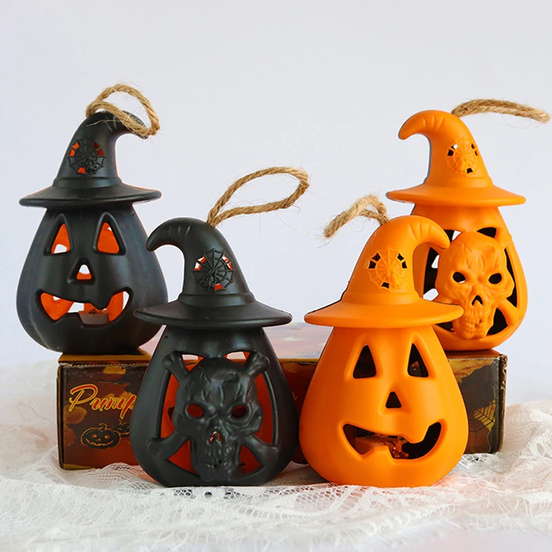 

Led Lamp Halloween Pumpkin Lights Cute Mini Pumpkin Festival Halloween Party Flash Lights Halloween Decor Props Candle Light