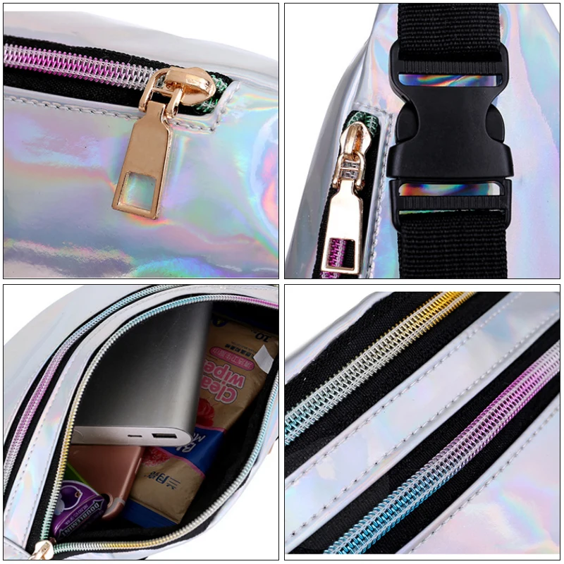 Женская поясная сумка модные сумки для девочек путешествий блестящая женская с