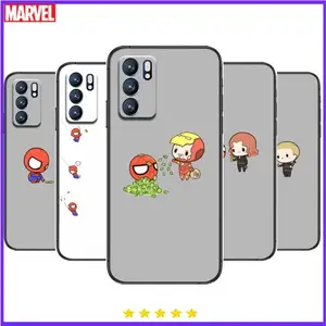 cute spiderman marvel for realme c3 case soft silicon back cover oppo realme c3 rmx2020 coque capa funda find x3 pro c21 8 pro a free global shipping