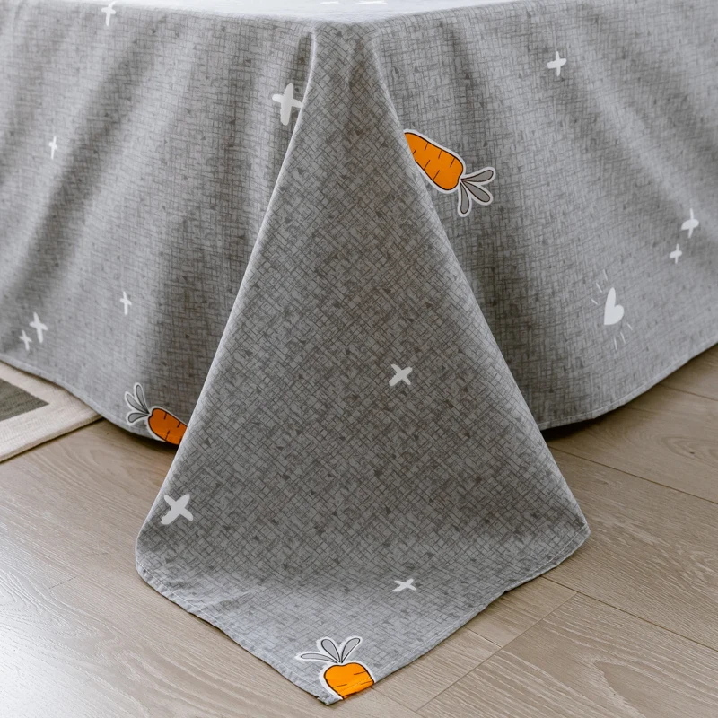 Комплект постельного белья snowdream с мышкой морковкой желтым постельным бельем