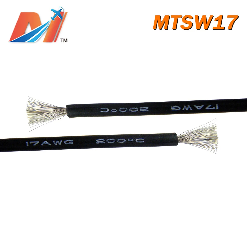 Распродажа силиконовых проводов Maytech AWG17 черного цвета (1 метр)|Силовая установка|