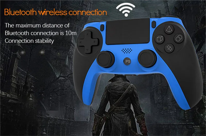 

Wireless Bluetooth-Compatible Gamepad Joystick For Android Smartphone Tablet Remote Controller Black White Color Compatible