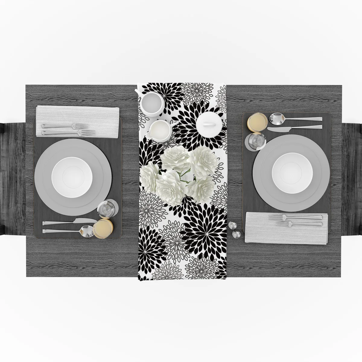 Японский абстрактный цветок свадебная настольная дорожка украшение журнального