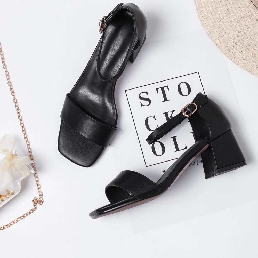 HARAVAL/летние сандалии обувь на высоком каблуке для офиса женские туфли модные