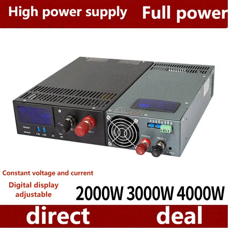 SUSWE цифровой дисплей Импульсный источник питания s 2000w 24 12V / 24V 36V 48V 80v60a