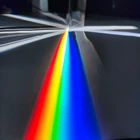 Треугольная призма 30x30x50 мм, оптическая призма, стекло, преломление для обучения физике светильник световой спектр радуги, подарок для детей и студентов